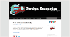 Desktop Screenshot of foreignescapades.com